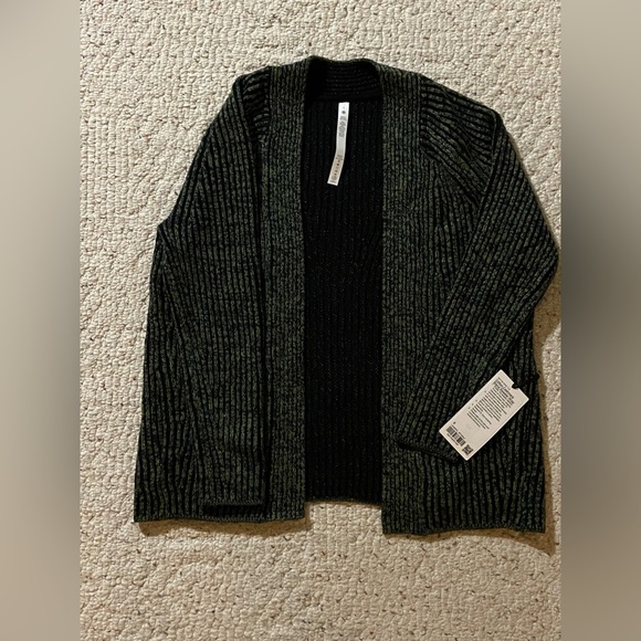 Brand New Women's Lululemon Cotton-Cashmere Blend Sweater Wrap Size